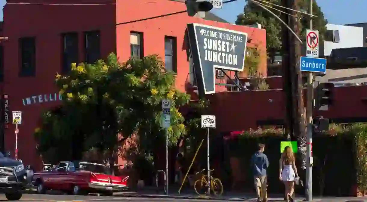 From Sunset Junction to Echo Park, LAs iconic Sunset Boulevard segues into hipville as it runs through Silver Lake