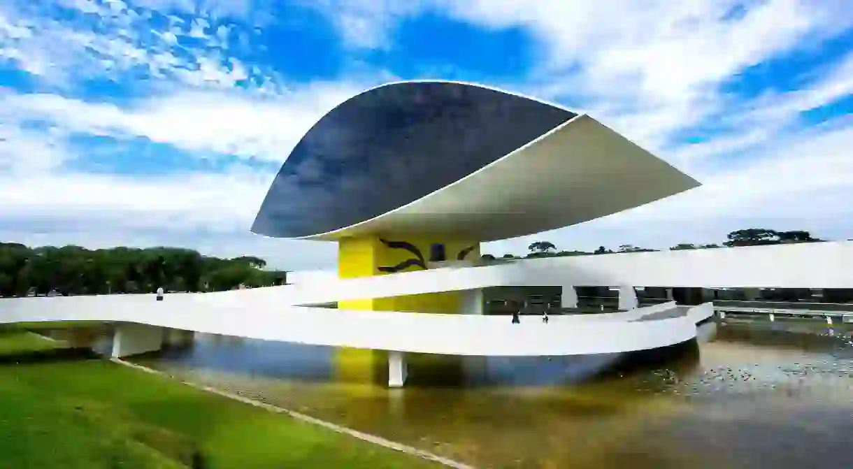 The Oscar Niemeyer Museum is one of the biggest draws in Curitiba