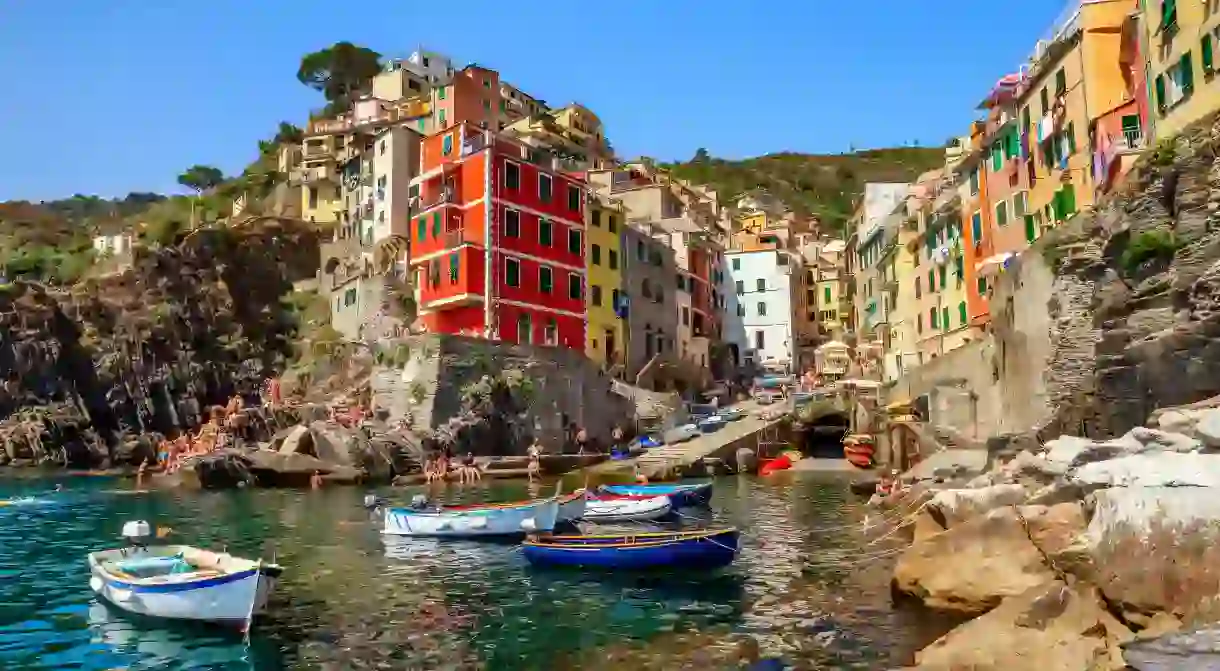 The village of Riomaggiore is a key stop in the Cinque Terre National Park