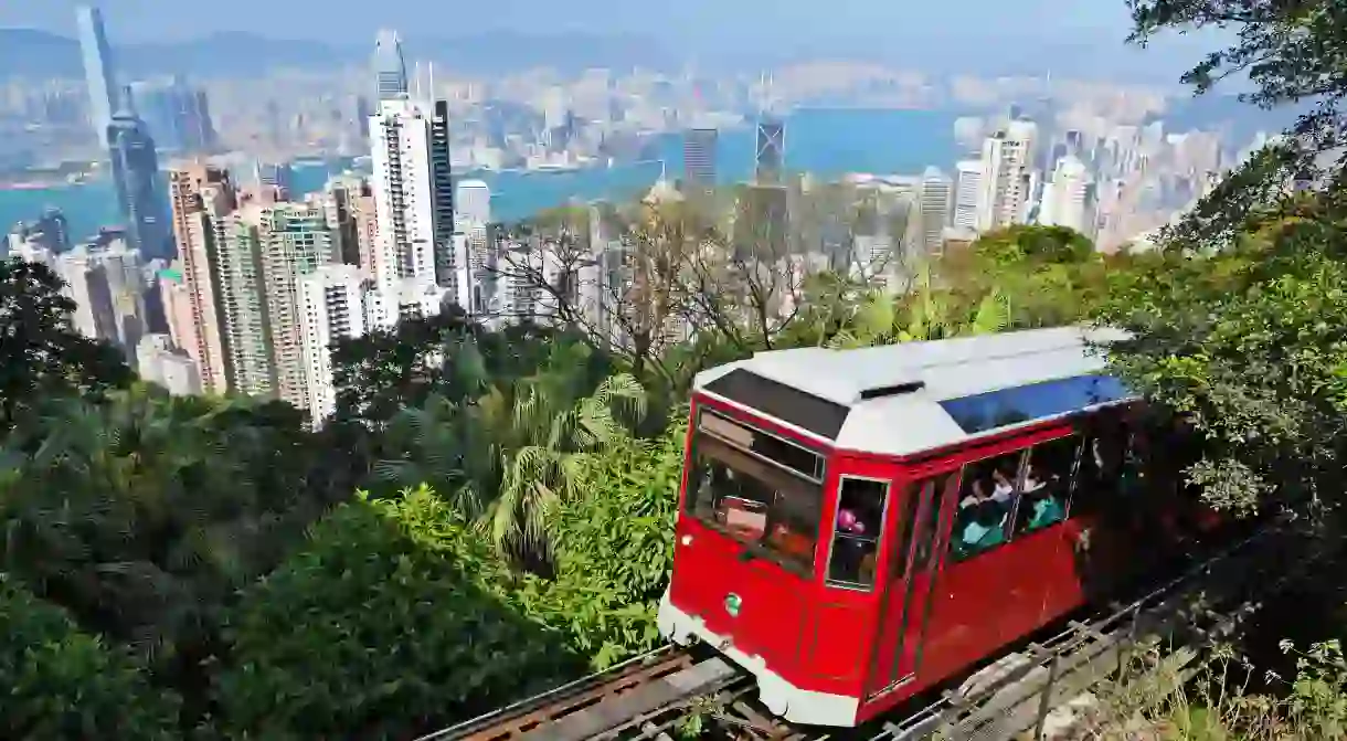 Hop on the Peak Tram to get an excellent view of the city from up high