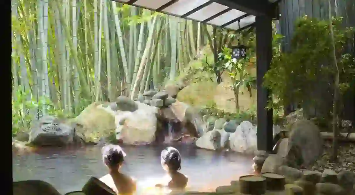 Immerse yourself in Japanese culture by relaxing at an onsen, or hot springs