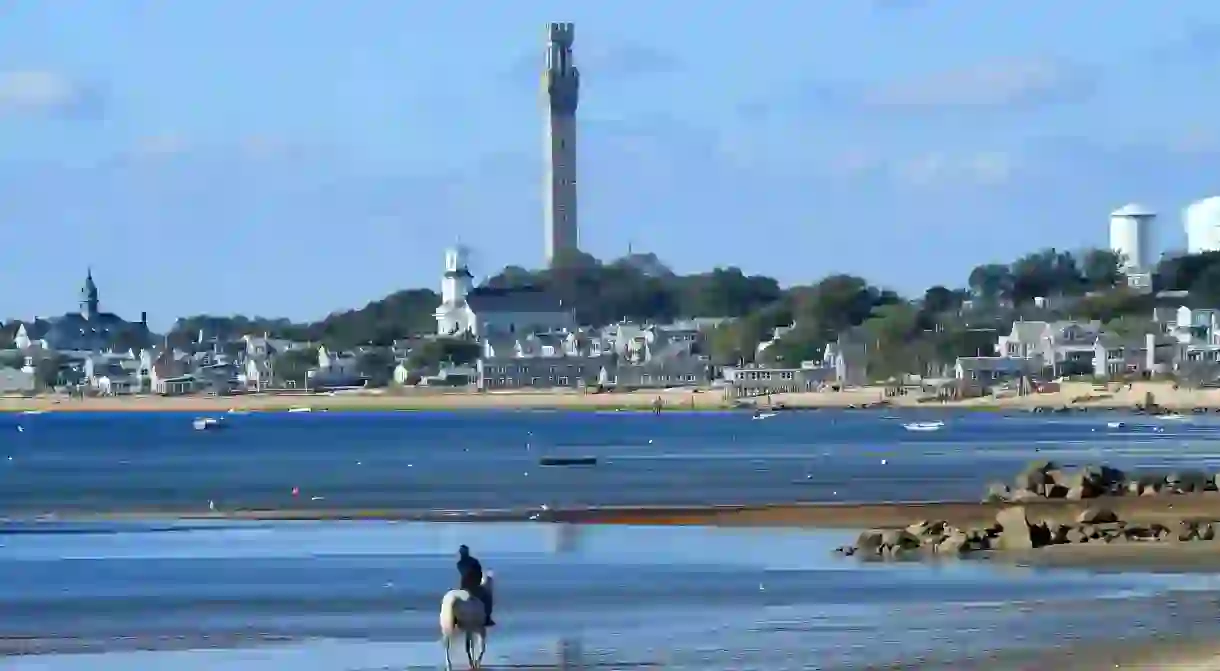 Go for a horse ride along Provincetown Harbor