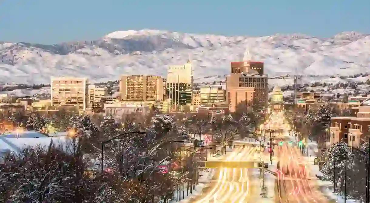 Boise is a lovely sight in winter