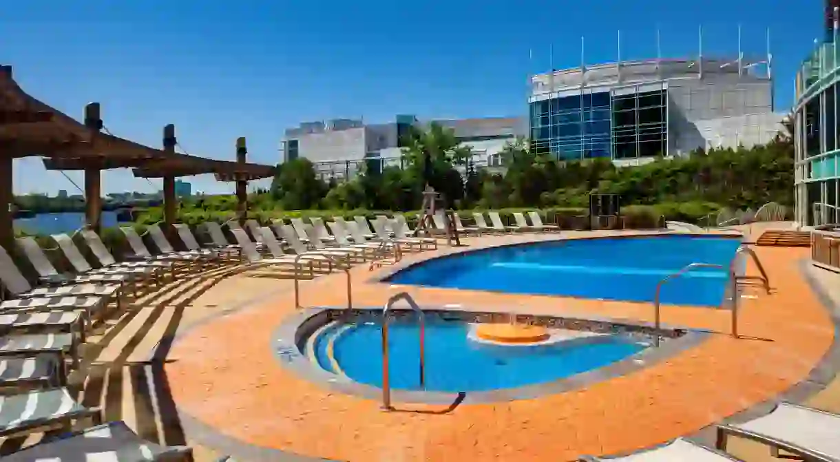 The Hilton Lac-Leamy is just one Ottawa hotel with a pool you can book at a stroke