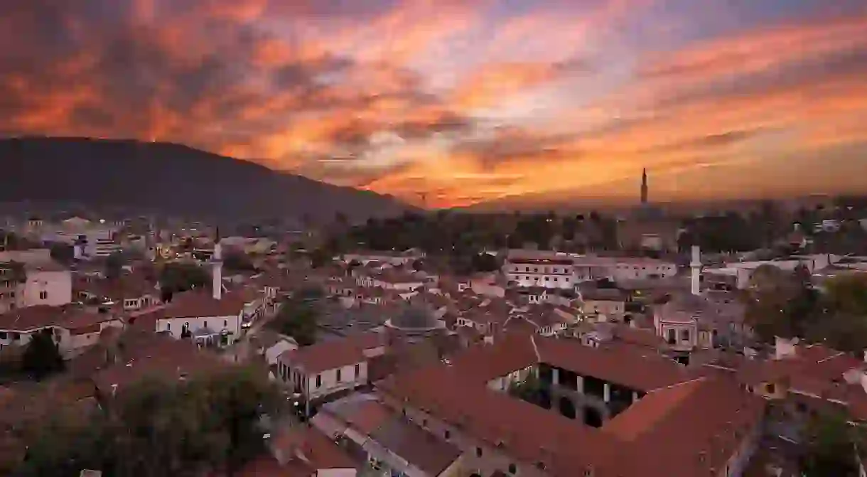 Soak up incredible sunset views over Skopje from one of the top hotels in the city