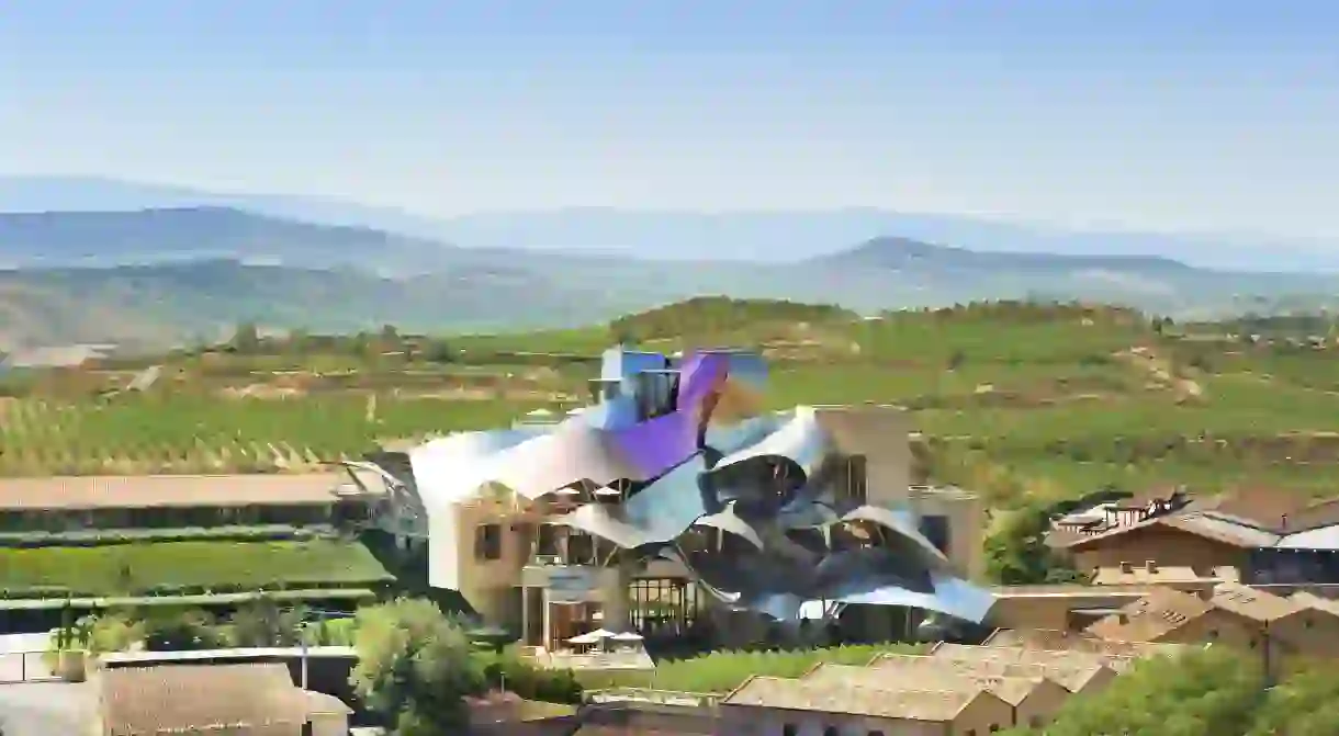 Hotel Marqués De Riscal, in Spain, is an art gallery as well as a place to stay