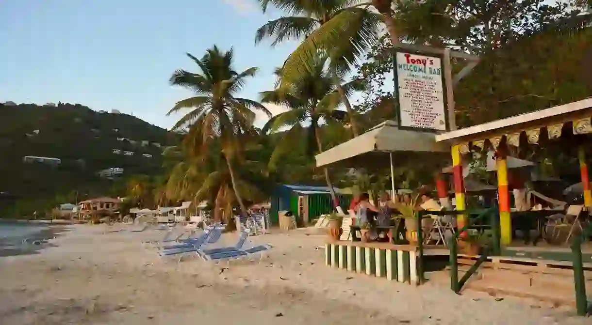 Tonys Welcome Bar is a Tortola institution