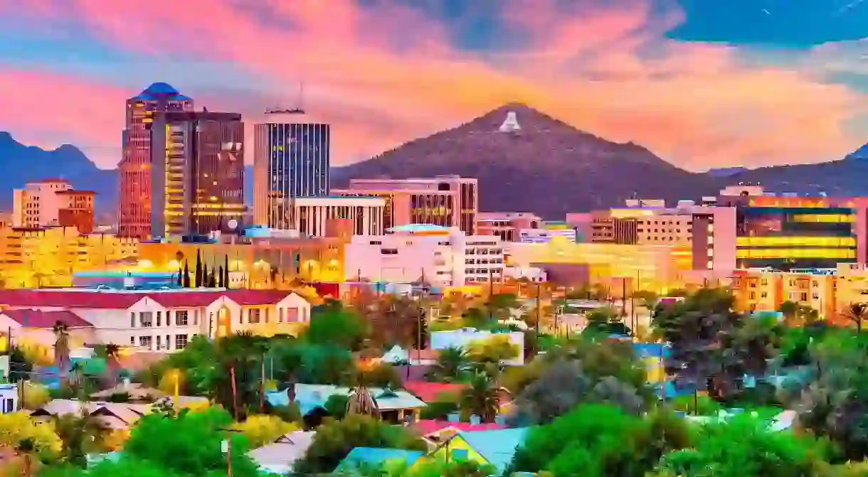 With its mountainous backdrop, Tucson has a must-see skyline