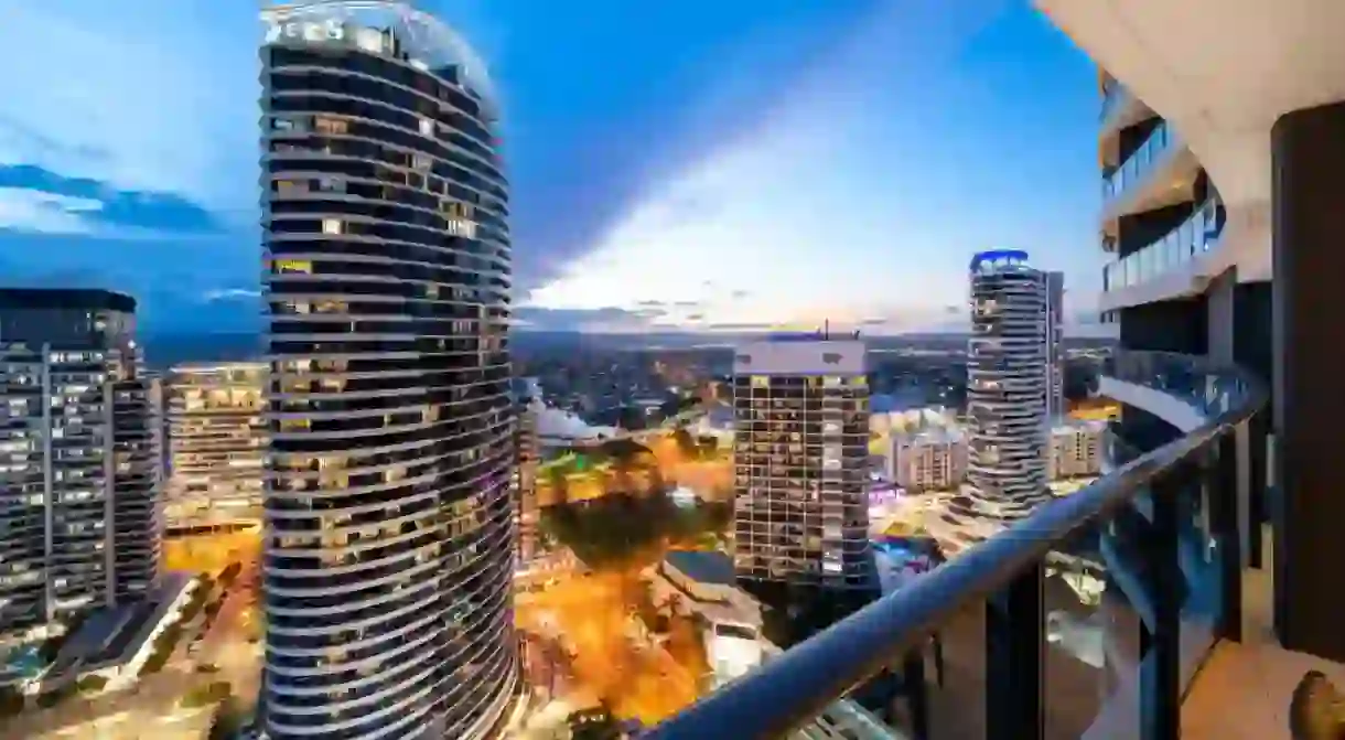 Enjoy city views from your room at Peppers Broadbeach on the Gold Coast, Australia