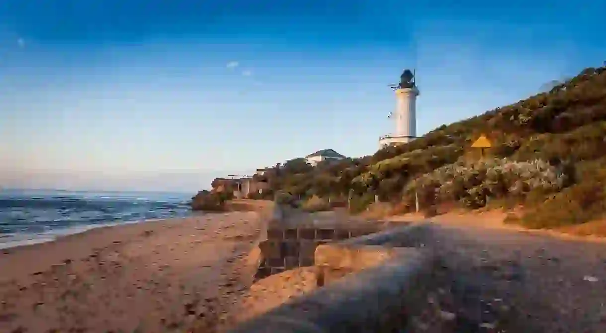 Point Lonsdale Lighthouse overlooks the Rip, one of the worlds most dangerous stretches of water