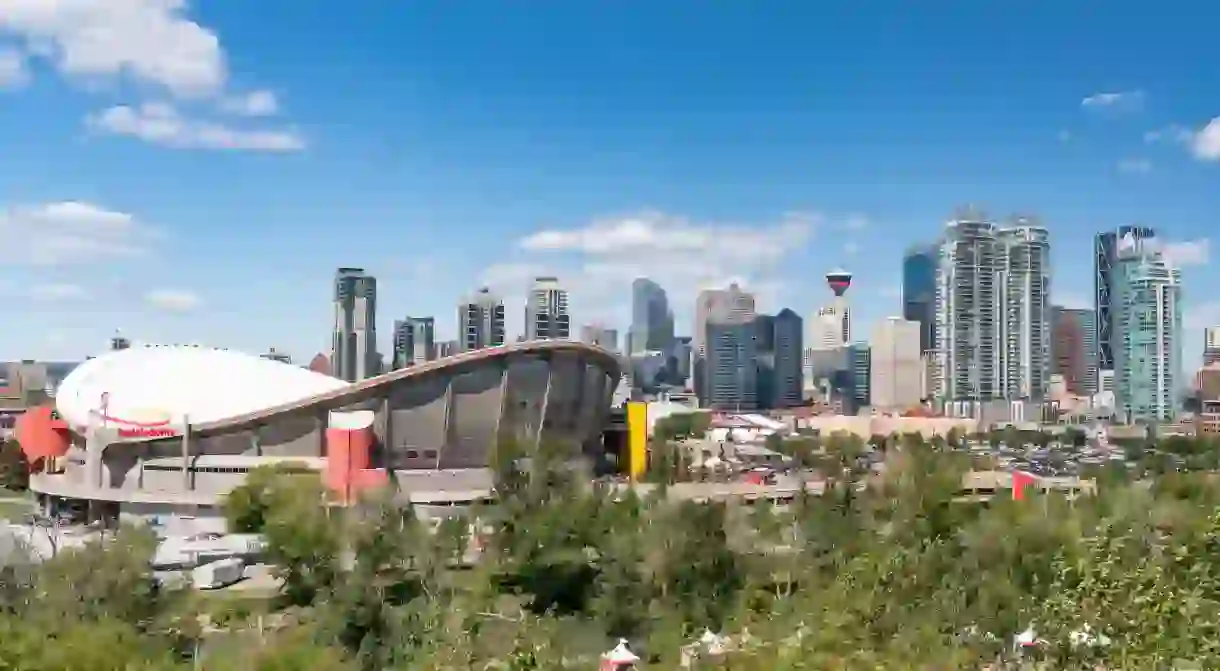 The Scotiabank Saddledome in Calgary hosts sporting events, concerts and more