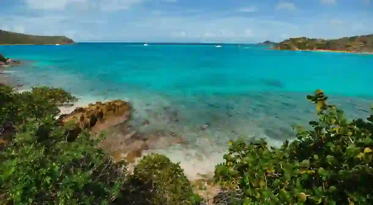 The pristine waters of Prickly Pear Island are highly coveted by snorkellers