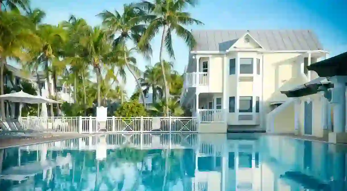 Southernmost Beach Resort sits at the end of the Keys, on the western edge of Key West