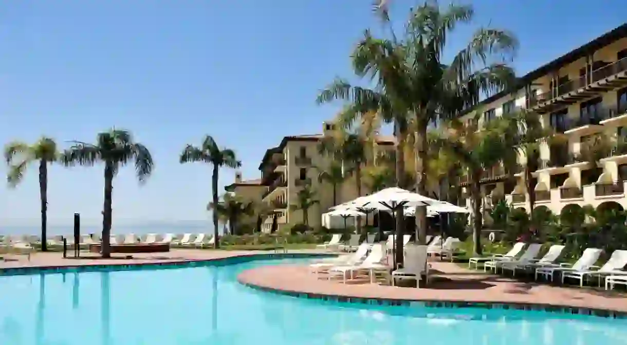 Relax by the pool at the Terranea in Los Angeles