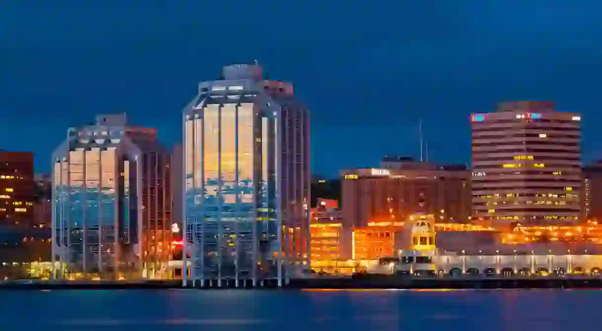 Downtown Halifax is a bustling area with lots of businesses and great views