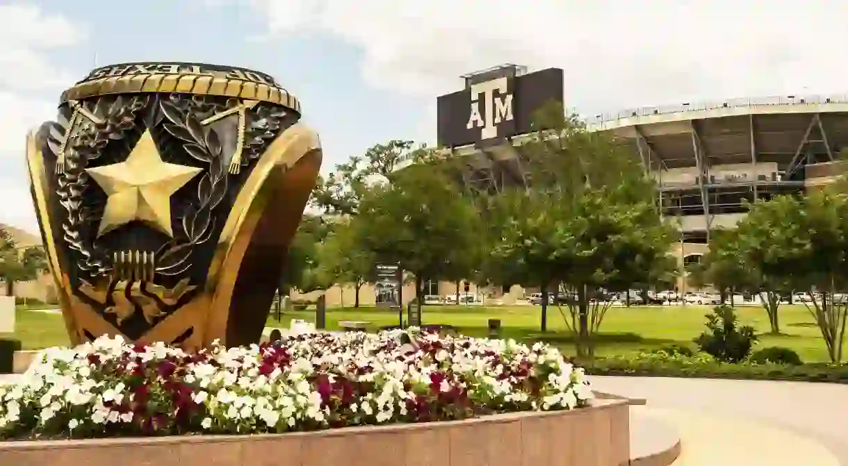 Texas A&M Universitys football team has a huge and devoted fanbase