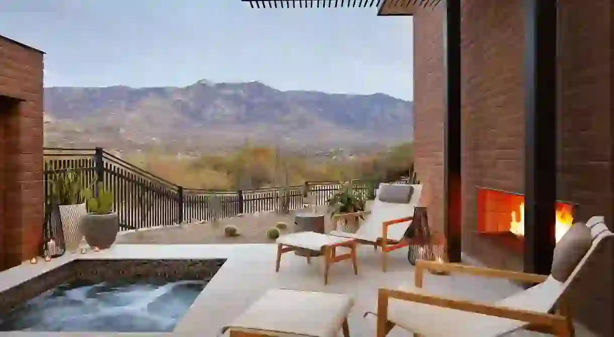 Get pampered while overlooking wide desert vistas by staying at a spa retreat in Tucson