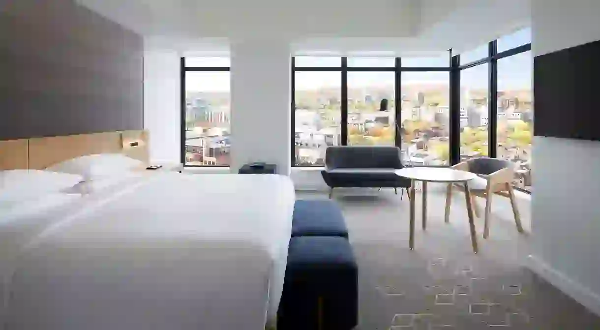 Andaz Ottawa Byward Market offers modern rooms with sumptuous city views