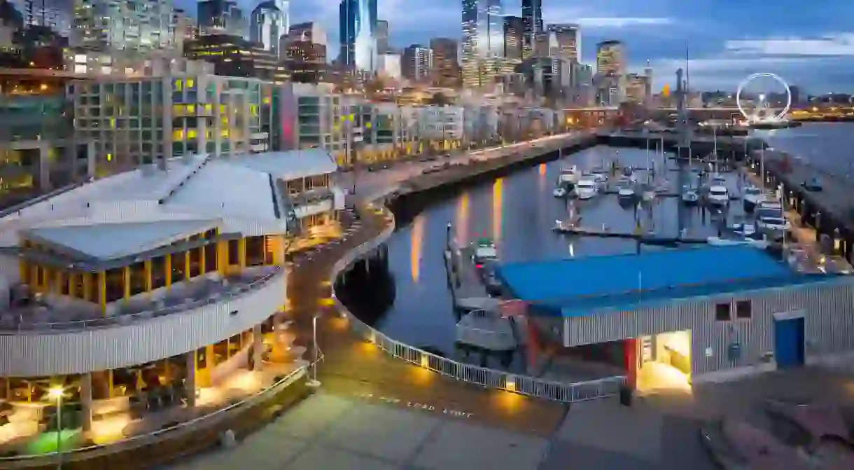 Seattle skyline from Pier 66