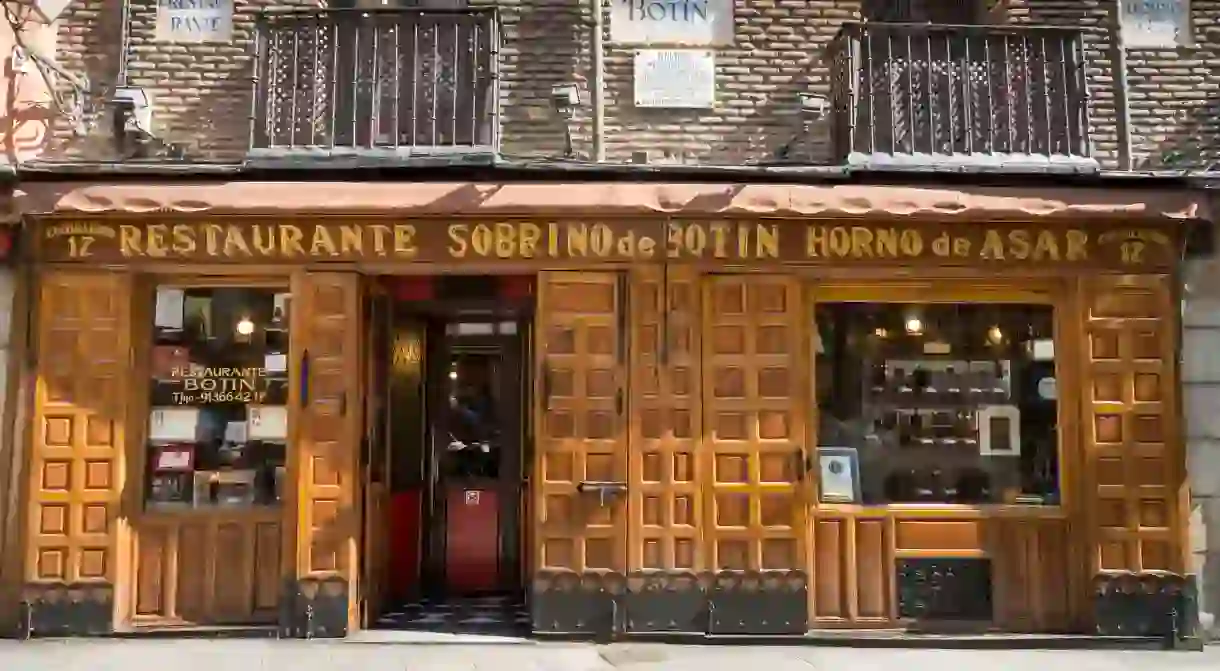 Sobrino de Botin restaurant, Madrid, Spain