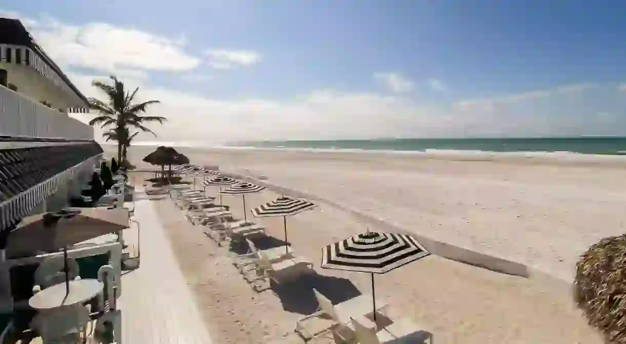 You get direct access to a pristine stretch of beach when staying at Anna Maria Island Inn