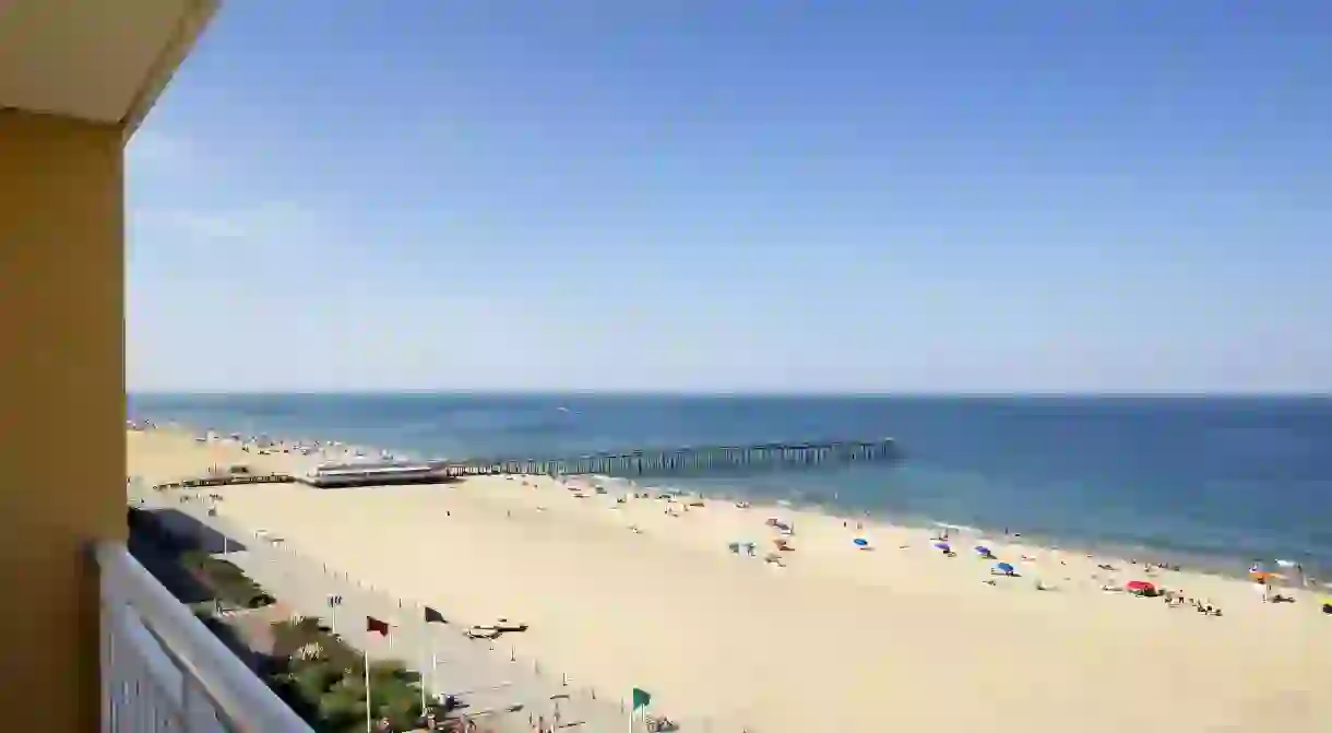 Enjoy beach views from your balcony at Four Points By Sheraton Virginia Beach Oceanfront