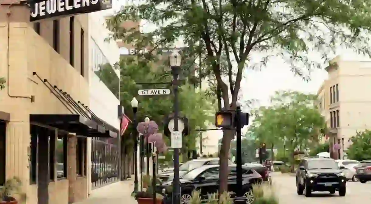 Explore Downtown Fargo Historic District before heading back to your stylish digs for the night