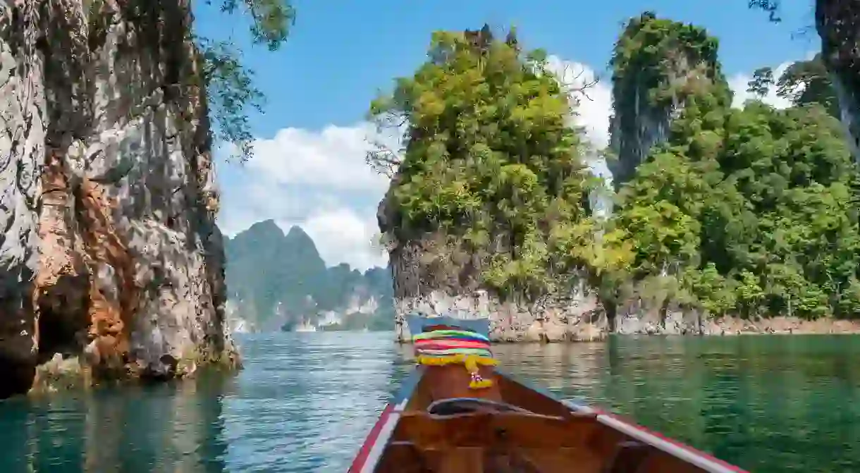 Lake Khao Sok National Park offers a glimpse into classic southern Thailand