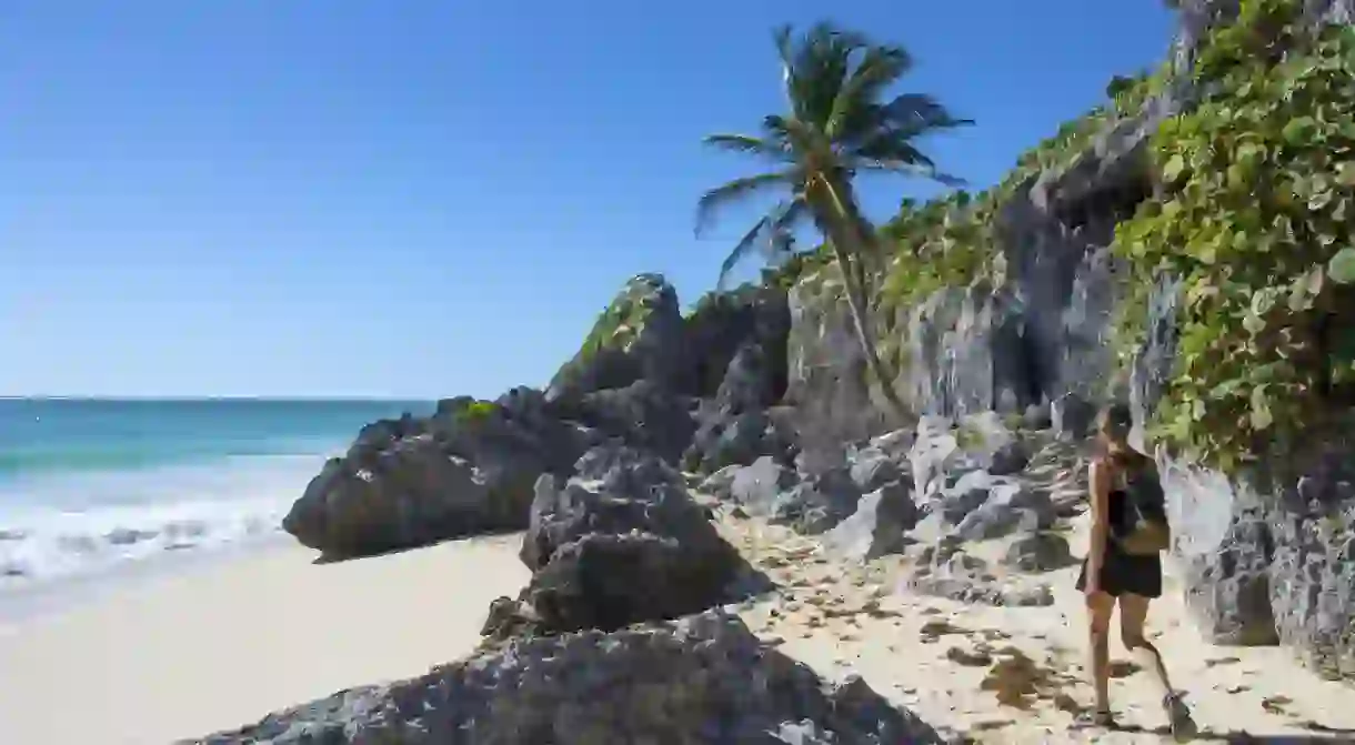 Tulum blends a chic brand of tourism with some of Mexicos finest Caribbean beaches