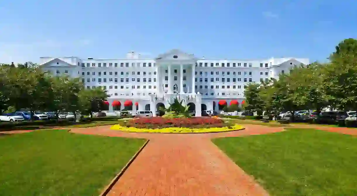 The Greenbrier is a stunning luxury resort, located in the Allegheny Mountains near White Sulphur