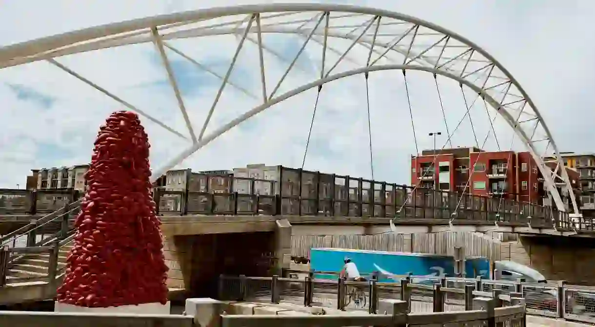 Highland Bridge, connecting the LoHi neighborhood to Downtown Denver