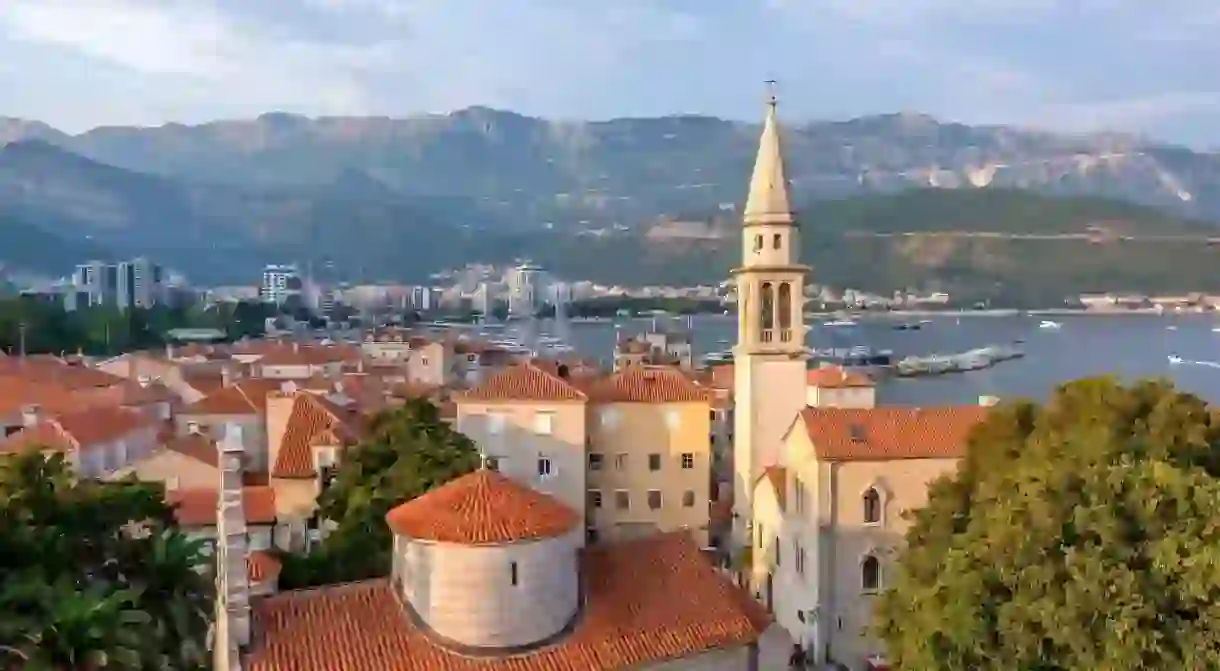 The old town of Budva is as charming as it is breathtaking