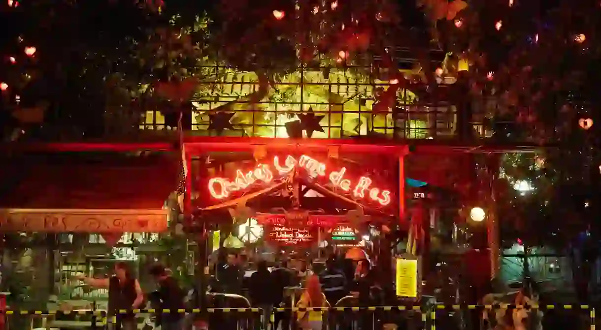 The bright lights and vibrant atmosphere at Andres Carne de Res certainly sets the standard of Colombian restaurants