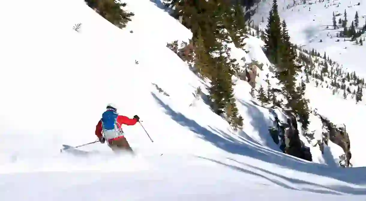 The San Juan mountains is a picture perfect ski location