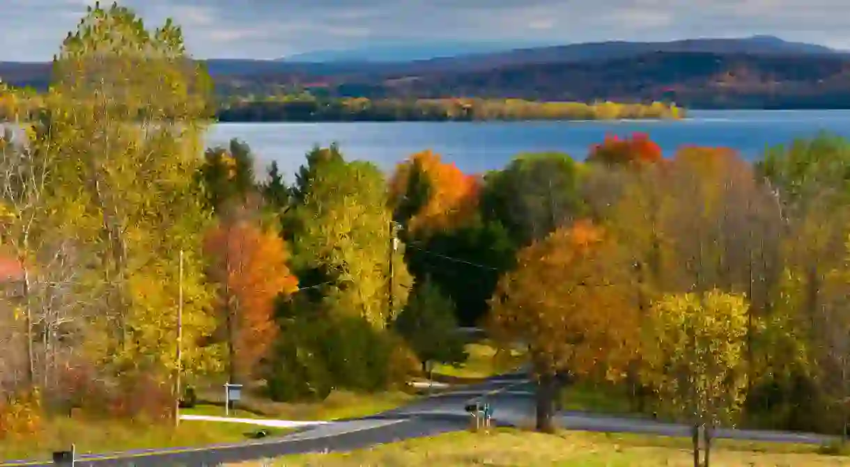 CXDY0R Grand Isle on Lake Champlain, Vermont, New England, United States of America, North America