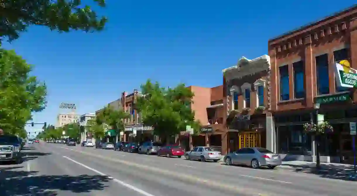 Main Street in downtown Bozeman is a charming place to explore on foot