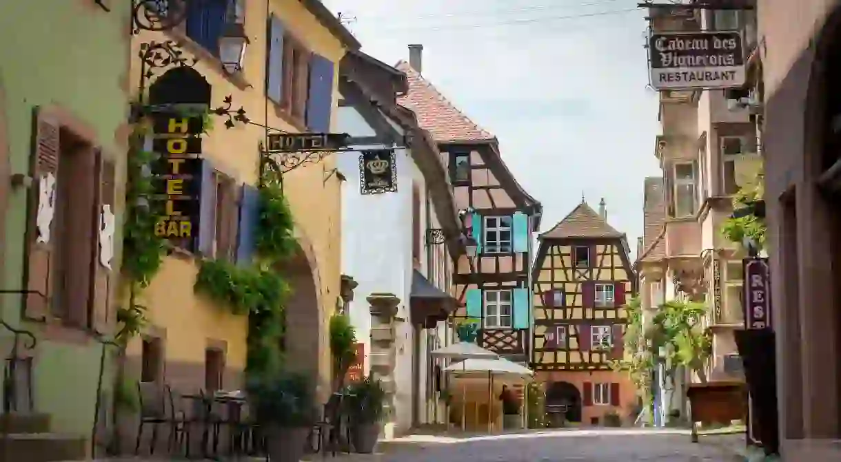 Wine and architecture lovers are at home in Riquewihr