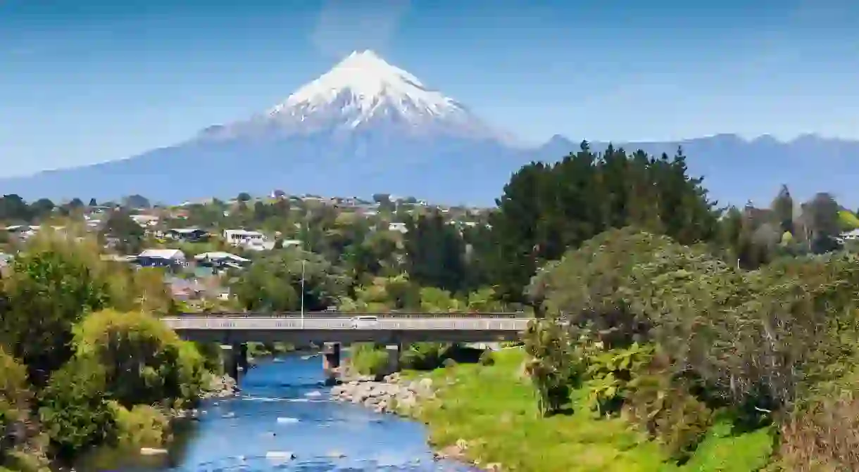 Mount Taranaki is the second highest point in the North Island