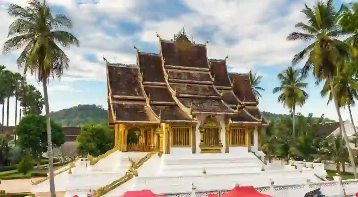 Temple in Royal Palace Museum Luang Prabang, Laos.