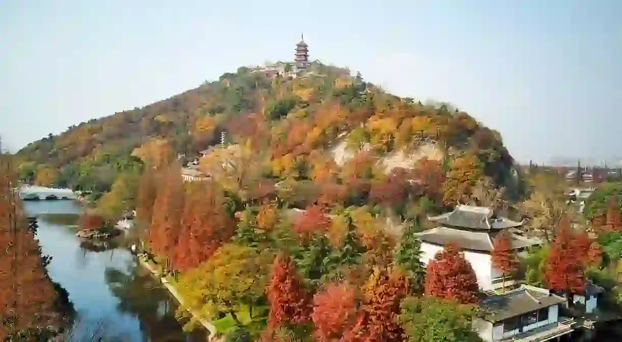 Langshan mountain scenic spot in Nantong