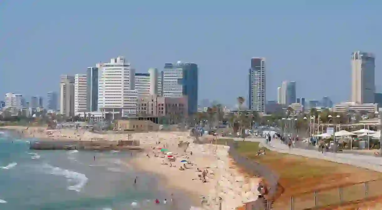 Tel Aviv beach coast