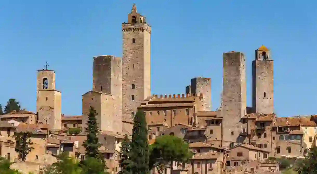 Spend some time in the charming medieval Tuscan town of San Gimignano at one of its best hotels