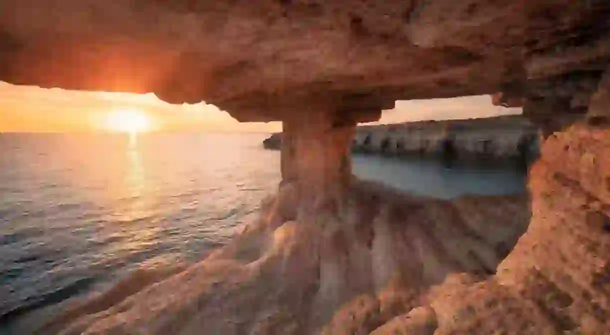 The sea caves of Cape Greko National Park shimmering in the sun are just the start of the bliss youll find in Cyprus