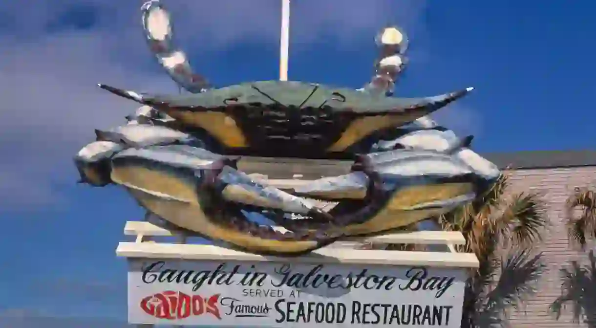 Gaidos Restaurant sign, Galveston