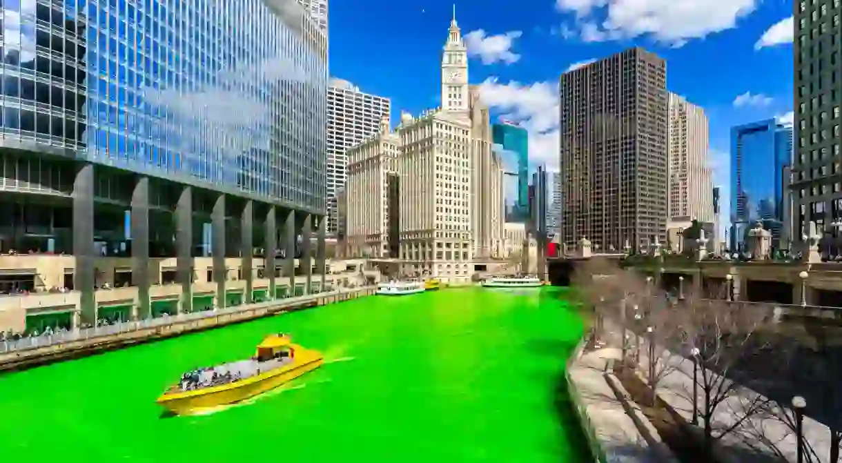 Celebrate St Patricks Day by painting the town – or river – green in Chicago