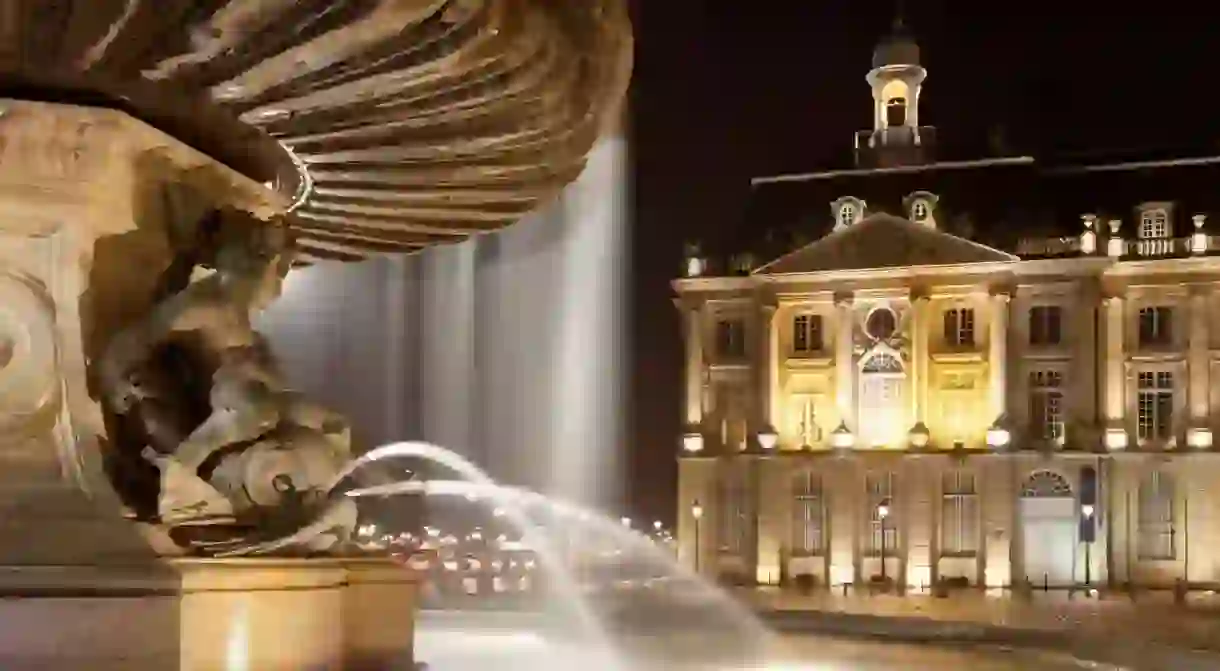 Fountain of the three graces, Bourse square, Bordeaux