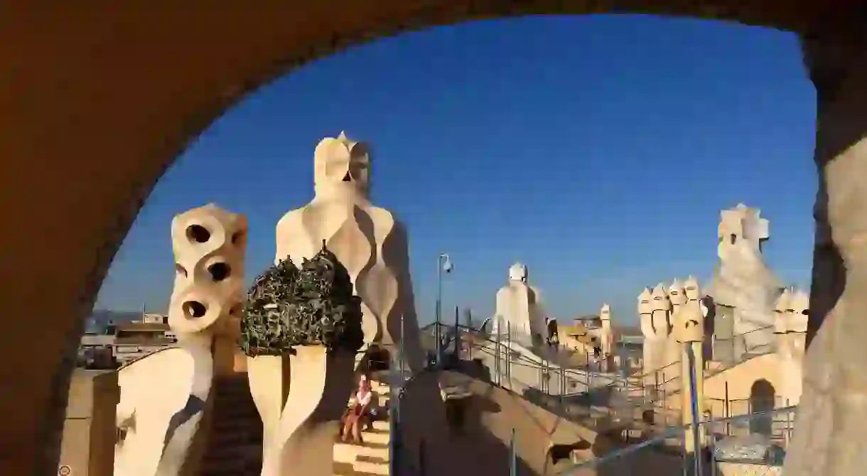 Antoni Gaudis Casa Mila is a highlight of the Barcelona skyline