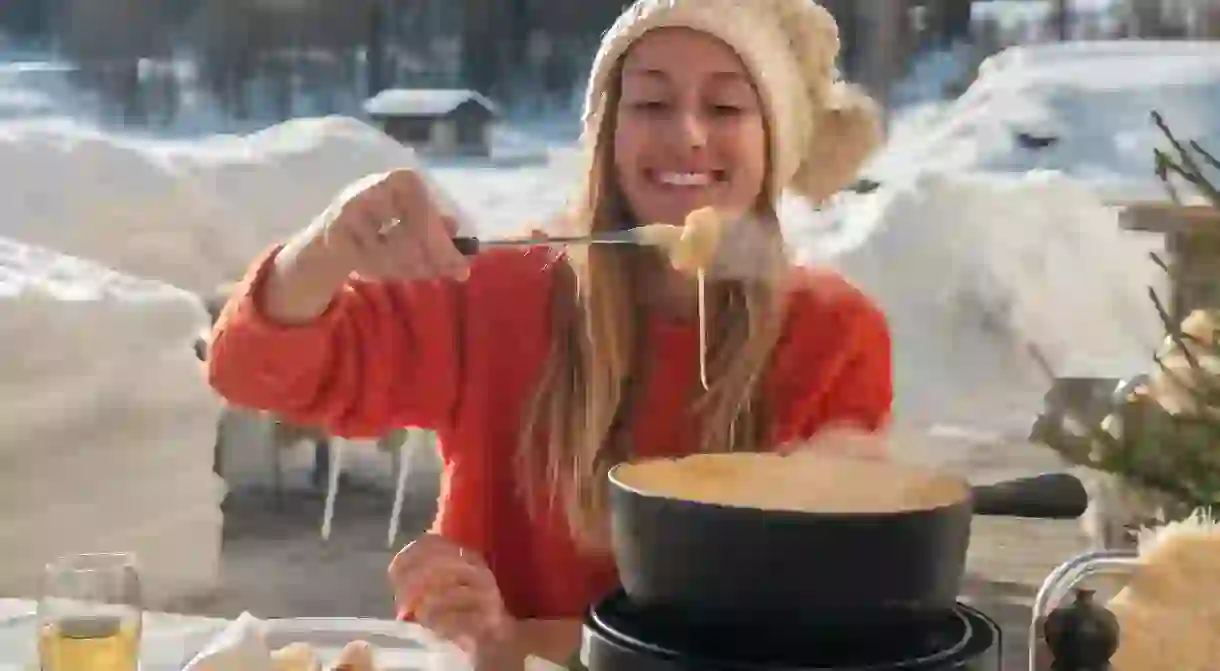 A stay in the French Alps provides the perfect opportunity for al-fresco dining on local dishes such as cheese fondue