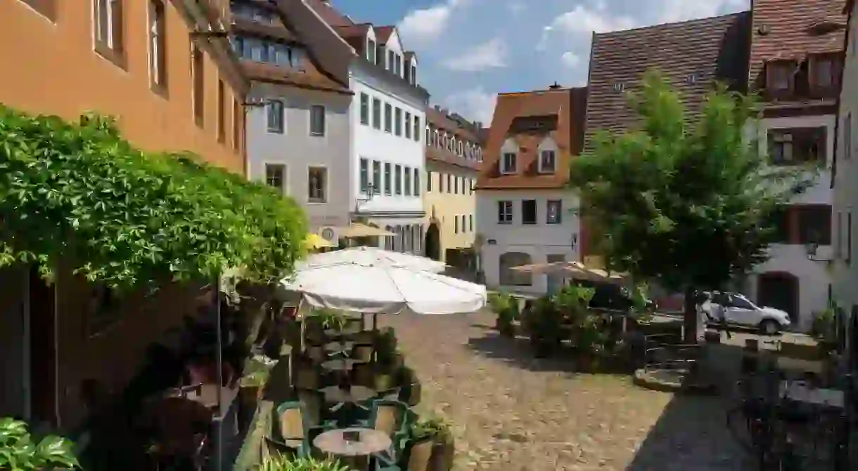 Meissen, Burgstrasse am Schlossberg