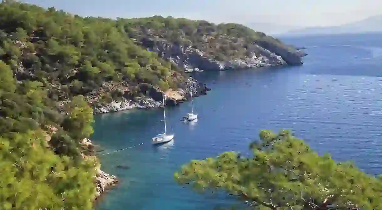 Discover secluded spots on the Turkish coastline that are inaccessible by car